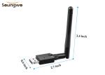 150Mbps Wireless Bluetooth 5.0 USB Dongle With 2dBi Antenna