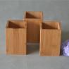 Buy cheap Multi Purpose Bamboo Wood Desk Pen Pencil Holder Stand Pencil Cup Pot Desk Organizer from wholesalers