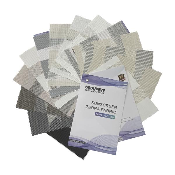 Buy cheap Ready Stock 5% Openness Fire-proof Sunscreen Duo Roller Up Blinds Fabrics from wholesalers