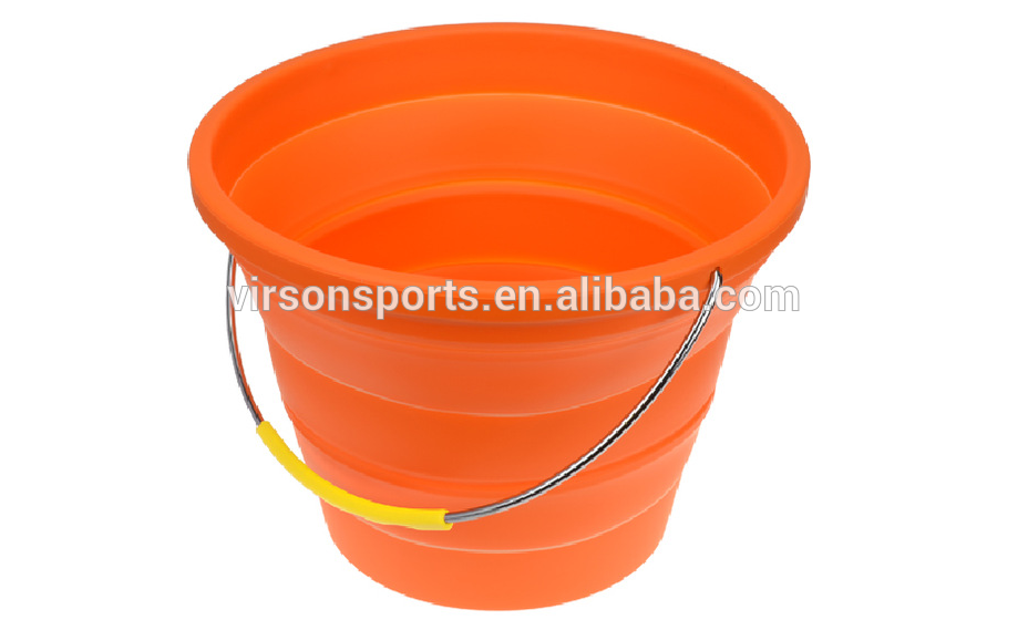 Virson OEM Folding Bucket / Foldable Water Bucket / camping Folded Bucket