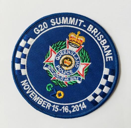 Buy cheap Wholesale round embroidery hand customized fashion design embroidery patches from wholesalers