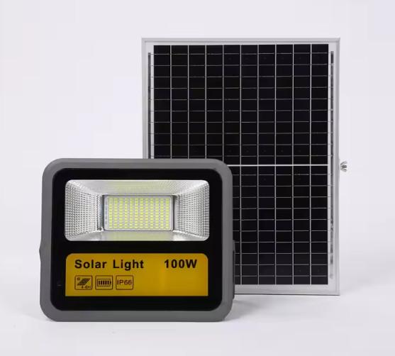 Buy cheap 60W 100W 200W Solar Led Flood Lights IP67 6000K High Bright 196 LEDS Garden Solar Lights from wholesalers