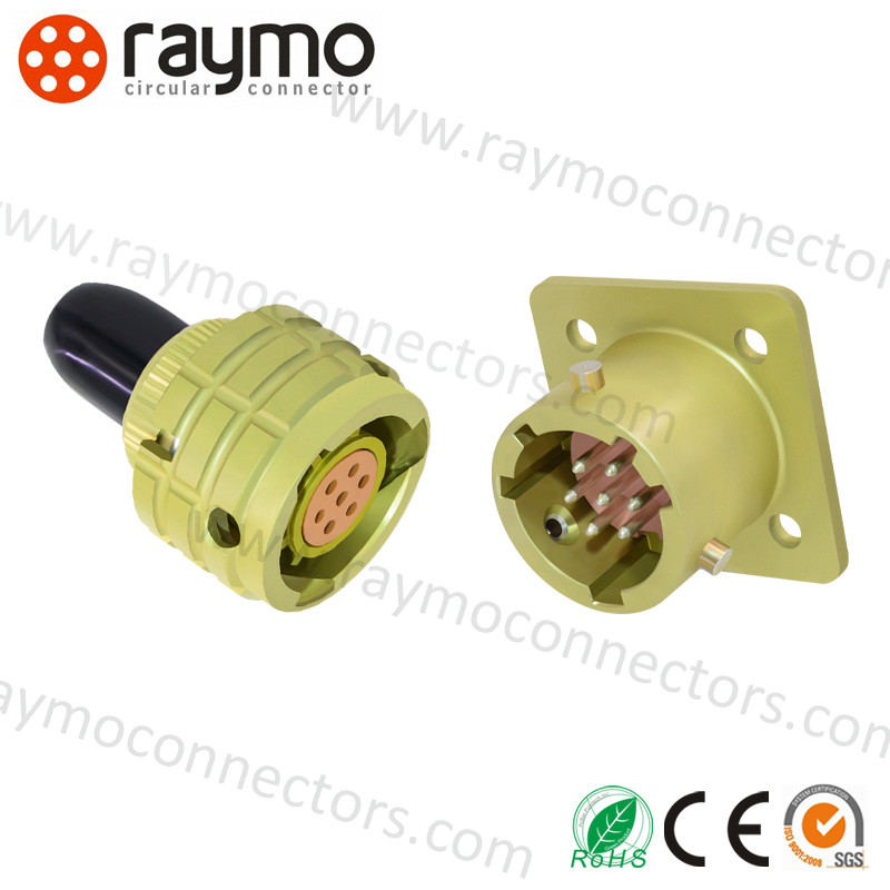 ОНЦ-БС-1(2) Series Bayonet Ultra-small Connector Shell Size 12 7 Pin Female Plug with Tail Attachment (Optional)-ОНЦ-БС-1-7/12-P12-1-B