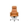 Buy cheap Genuine Leather Revolving Chair 3 Positions Locking 135 Degree Back Tilt With Armrest from wholesalers