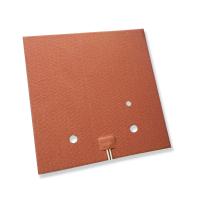 Buy cheap 1mm Silicone Heater Pad 200 Degree , 24v Silicone Rubber Heating Mat product