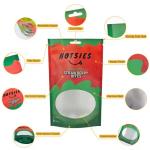 Custom Printed Aluminum Foil Zipper Bag Matte Food Grade Stand Up Bag Heat Seal