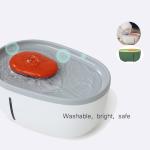 Buy cheap Pet Feeder Automatic Water Dispenser Avocado Shaped 4 Layers Filter Blue Light from wholesalers