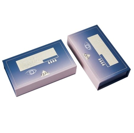 Cosmetic Clamshell 600g Rigid Magnetic Box Packaging With Mirror