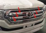 Toyota 2015 2016 New LC200 Auto Body Trim Parts , Front Grille Molding Chrome