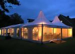Custom Permanent Party Marquee Tents White For Outdoor Events Luxury Party