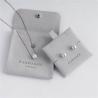 Buy cheap Microfiber Suede fabric Envelope Jewelry Bags Bulk Storage Custom Logo Button Closure Pouch from wholesalers