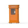 Buy cheap Orange Grp Outdoor Telephone Booth Soundproof Chemical Resistant from wholesalers