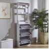 Buy cheap E1 MDF Coat Rack 3mm Mirror Shoe Cabinet Space Saving Furnitures from wholesalers