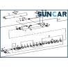 Buy cheap RE21400 Bucket Cylinder Repair Sealing Kit Deere 690B 690C Excavator Oil Seal Kit from wholesalers