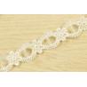 Buy cheap Symmetrical Lace Edging By The Metre Multifeature Ivory Color Interlining from wholesalers
