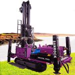 153KW Crawler Water Well Drilling Rig Lifting Force 50T Hydraulic Borehole