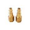 Buy cheap Brass Air Tool Fittings 1/4 NPT Male Plug Connector from wholesalers