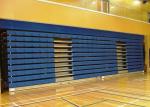 Multi Purpose Retractable Bench Seating 460MM Seat Center For Sport Hall
