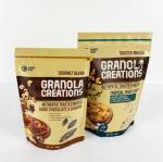 Doypack Biodegradable Packaging Bags Kraft Paper 100g 200g 500g With Compostable