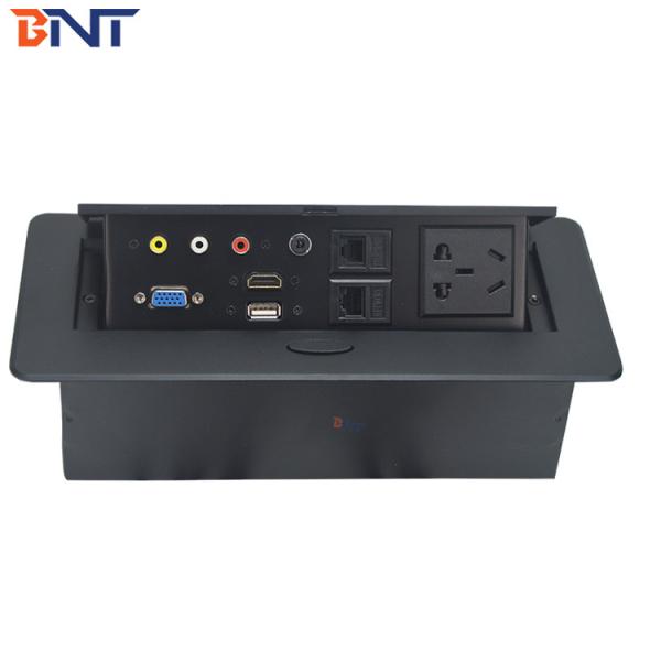 Buy cheap Office Desk Mounted Power Sockets , Zinc Alloy Universal Power Plug from wholesalers