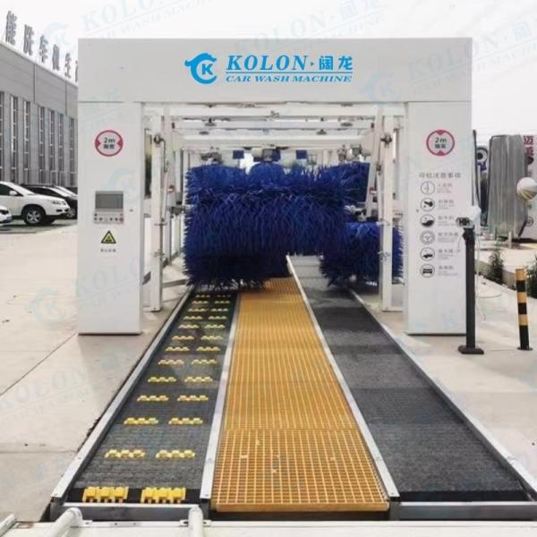 Buy cheap 380V/50HZ/3 Phases Automatic Tunnel Car Wash Machine with 80 Liter Per Car Water Consumption from wholesalers