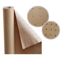 Buy cheap 25kg Brown Kraft Liner Paper 45gsm White Kraft Wrapping Paper Roll product