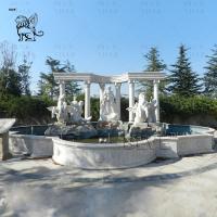 Buy cheap Outdoor Marble Trevi Fountain Oceanus Statues amous Greek God Poseidon Fountains product