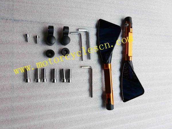 Buy cheap Motorcycle motocross CNC Rear view Mirror for Racing Bike Blue Red Yellow White from wholesalers