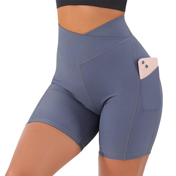 Buy cheap Custom Logo Fitness Training Pants Workout Tights Scrunch Butt Yoga Gym Womens Shorts from wholesalers