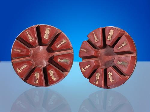 Buy cheap Resin Bond Stone Floor Polishing Pads Floor Polisher Accessories 12 Mm Segment Height from wholesalers