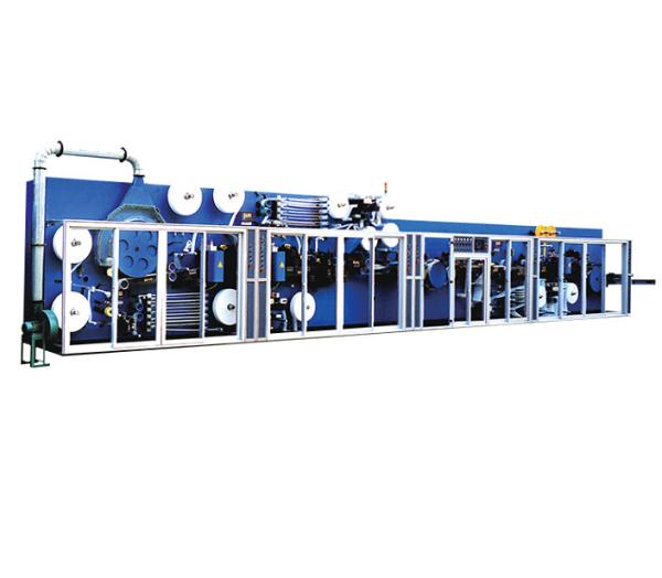 Buy cheap 320KW 15m Length Sanitary Napkin Production Unit 300PCS/Min from wholesalers