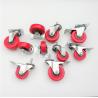 Buy cheap 100mm Red 4 Inch Ball Bearing PU Polyurethane Rust-Proof Caster Wheel with Brake from wholesalers