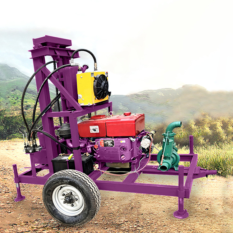 4000-5000N.m Rotation Torque Water Well Drilling Rig for 100-219mm Drilling Diameter
