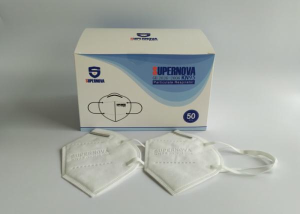 Buy cheap Non Woven KN95 Face Mask , Disposable Kn95 Mask Anti Pollution NIOSH FFP2 from wholesalers