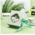 Book Type Magnetic Clousre Paper Packaging Gift Box With Ribbon Custom Logo