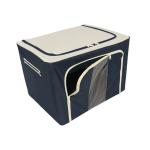 100L Odorless Foldable Cloth Storage Box , Multiscene Fabric Storage Bins With