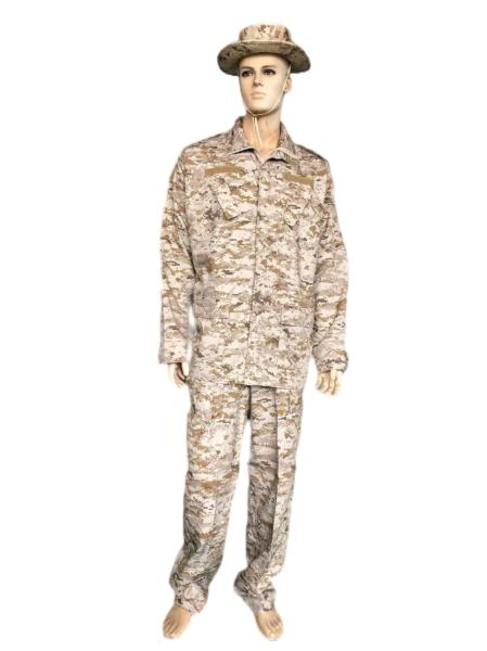 Buy cheap 50 / 50 Nylon Cotton Fabric ACU Military Uniform Set For Saudi Army 200gsm from wholesalers