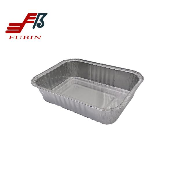 Buy cheap alufolie High grade creative fast food box disposable aluminum foil takeaway lunch box steak packing box from wholesalers