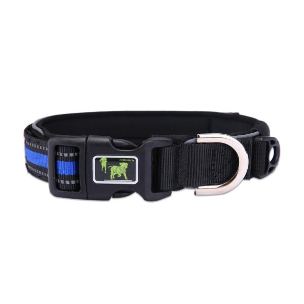 Buy cheap ODM Pet Collars Leashes lightweight Dog Collars Reflective Glow In The Dark from wholesalers