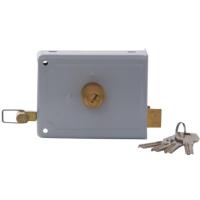 Buy cheap Grey Brass Outdoor Rim Lock / Customized Finish Rim Door Lock For Entrance Door product
