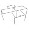 Buy cheap 4 seater partition metal frame ,#205 from wholesalers
