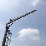 1.36t Compact 360 degree Seaplane Lifting Marine Cranes