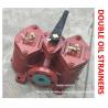 Buy cheap Dual Oil Filter , Dual Low Pressure Oil Filter AS32-0.4/0.22 Cb/T425-1994 Body Cast Iron Filter Cartridge Stainless Stee from wholesalers