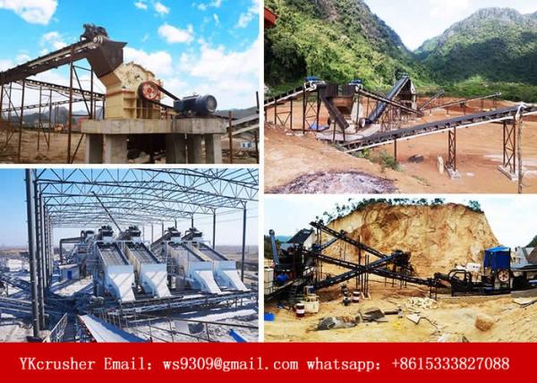 Granite Stone Crushing Equipment , Stone Production Line 125-1200 Mm Feeding