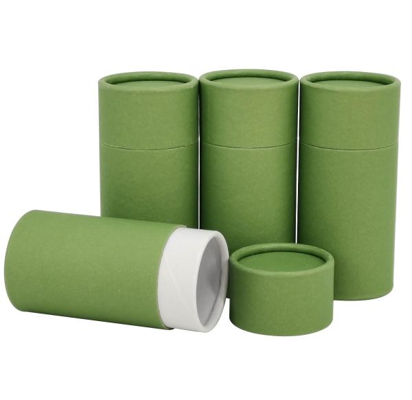 Quality Biodegradable Essential Oil Packaging Custom Logo Cosmetic Paper Tube for sale
