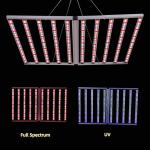1200W 2 Channel Dimmable UV IR LED Grow Light For Indoor Plant Cultivation UV