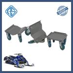 Buy cheap Mini Grey Steel 1500 Pounds Load-Bearing Snowmobile Dolly Set Rubber Wheels from wholesalers