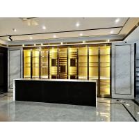 Buy cheap Hotels Restaurants Wine Cellar Glass Wine Storage Glass Wall product