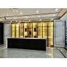 Buy cheap Stainless Steel Frame Wine Cellar Glass Door Custom wine cabinet from wholesalers