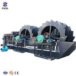 Natural Ore Washing Machine , Sand Washing Unit 0-10mm Feeding Size AC Motor